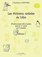 Les animaux malades de l'alto, 20 pièces pour alto et piano pour le 1er cycle en 4 volumes