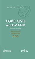 Code civil allemand / Bürgerliches Gesetzbuch BGB. Traduction commentée - 1re ed., Coédition Juriscope / Dalloz