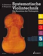 Systematische Violintechnik, Die Bausteine des Violinspiels. violin. Paquet.