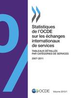 Statistiques de l'OCDE sur les échanges internationaux de services, Volume 2013 Issue 1, Tableaux détaillés par catégories de services