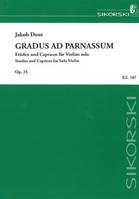 Gradus ad Parnassum, Etüden und Capricen für Violine solo. op. 35.