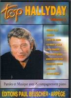 Top Hallyday Vol.2, Paroles et Musique avec Accompagnement piano