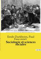 Sociologie et sciences sociales