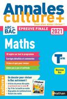 Annales BAC 2021 Maths Terminale - Culture +