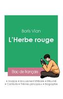 Réussir son Bac de français 2023 : Analyse de L'Herbe rouge de Boris Vian