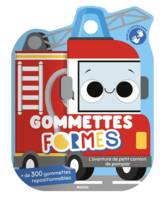 L'aventure de petit camion de pompier : gommettes formes