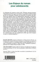 Les enjeux du roman pour adolescents / roman historique, roman-miroir, roman d'aventures, Roman historique, roman-miroir, roman d'aventures