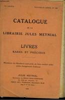 CATALOGUE LIVRES RARES ET PRECIEUX