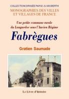 Fabrègues - 1650-1792, 1650-1792