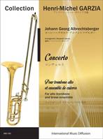 Concerto, Pour Trombone Alto et Ensembles de Cuivres