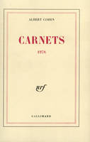 Carnets 1978, 1978