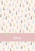 Le cahier d'Eline - Petits carreaux, 96p, A5 - Chats