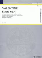 Sonata, No. 1 in F Major. soprano- (tenor-) recorder and piano.