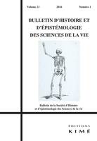 Bulletin d'Histoire et d'Epistemologie 23 / 1