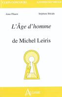 L'Âge d'homme, de Michel Leiris