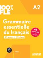 100% FLE - Grammaire essentielle du français A2 - livre + didierfle.app