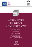 Actualités en droit administratif