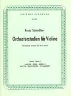 Orchesterstudien für Violine, Bd 4: Bartok - Berg - Berger - Martin - Schönberg - Strawinsky