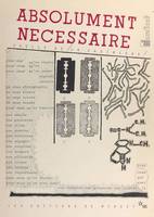 Absolument nécessaire, the emergency book