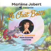 Marlène Jobert raconte Le Chat botté, Livre CD