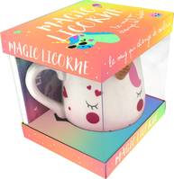 Coffret Mug Magic Licorne - Le mug qui change de couleur