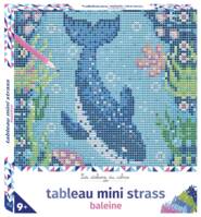 Tableau mini strass Baleine - boîte avec accessoires