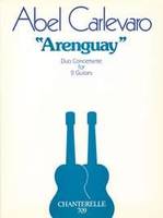 Arenguay, Duo Concertante. 2 guitars. Partition d'exécution.