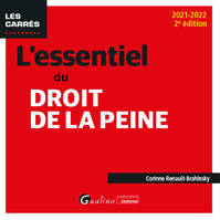 L'essentiel du droit de la peine, 2021-2002