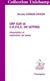 Cap sur le CAPES de lettres