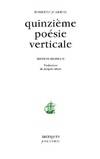 Quinzième poésie verticale (bilingue)