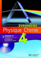 Physique Chimie 4e - Cédérom enseignant - Edition 2007