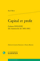 Capital et profit, Cahiers xvi-xvii des manuscrits de 1861-1863