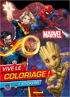 Marvel - Vive le coloriage ! (Captain Marvel, Dr Strange, Spider-man, Groot)