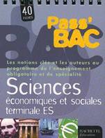 Sciences économiques et sociales, terminale ES