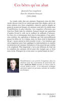 Ces bêtes qu'on abat, Journal d'un enquêteur dans les abattoirs français (1993-2008)