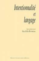 Intentionnalité et langage, [colloque, Rennes, 24-25 avril 1998]