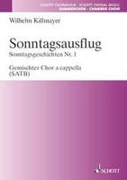 Sonntagsgeschichten, 1. Sonntagsausflug. mixed choir (SATB). Partition de chœur.