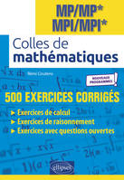 Colles de mathématiques, Mp/mp* mpi/mpi*