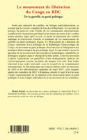 LE MOUVEMENT DE LIBERATION DU CONGO EN RDC - DE LA GUERILLA AU PARTI POLITIQUE, De la guérilla au parti politique