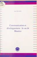 Communication et développement, le cas de Maurice...