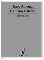 Canción Catalan, No. 13. violin and piano.