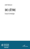 De l'être, Essai d'ontologie