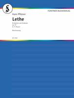 Lethe, op. 37. Baritone and Orchestra. baryton. Réduction pour piano.