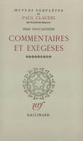 Œuvres complètes (Tome 27-Commentaires et exégèses, IX), Commentaires et exégèses, IX