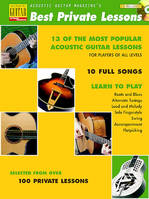 ACOUSTIC GUITAR MAGAZINE'S BEST PRIVATE LESSONS GUITARE +CD