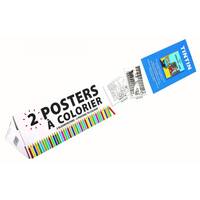 2 POSTERS A COLORIER OBJECTIF LUNE 70 X 100