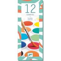 12 pastilles de gouaches – classique