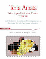 Tome III, Individualisation des unités archéostratigraphiques et description des sols d'occupation acheuléens, Terra Amata T3. Nice, Alpes - Maritimes, France, Nice, Alpes-Maritimes, France