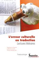 L’erreur culturelle en traduction, Lectures littéraires