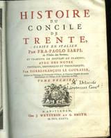 HISTOIRE DU CONCILE DE TRENTE - TOME PREMIER